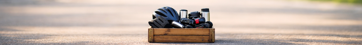 Bike accessories in a box